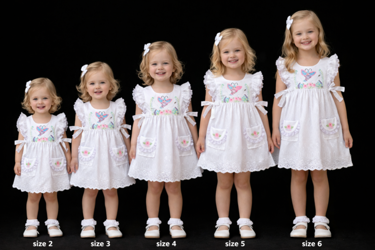Sugar B pinafore by ages