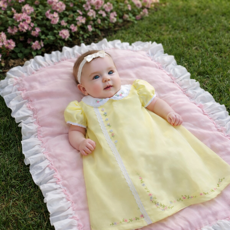 b1422437 6e6b 4975 aeb8 a45418b16f23yellow baby gown blanket