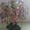 Flowering Weeping Willow Wire Tree back