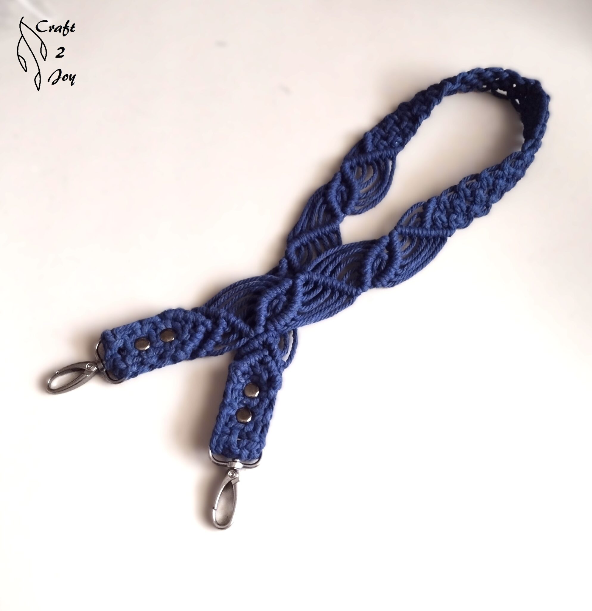 Comfort Handbag Strap Macrame