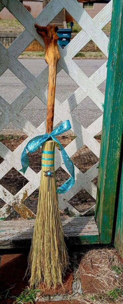 Dragonfly hearth broom