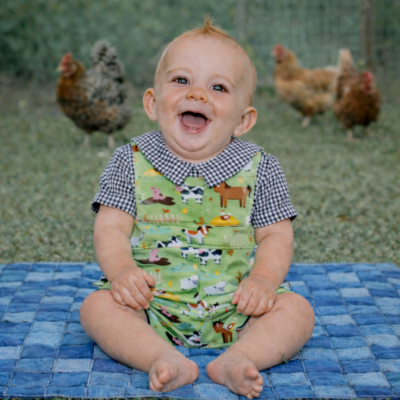 Baby Romper-Happy Farmer