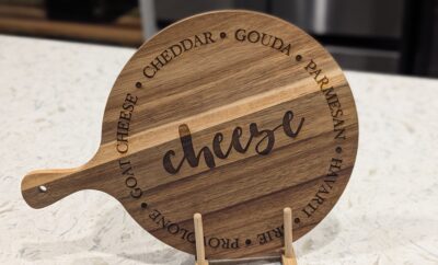 Bamboo Round Made Custom Engraved Cutting Boards