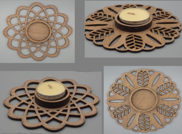 cropped tealight candles