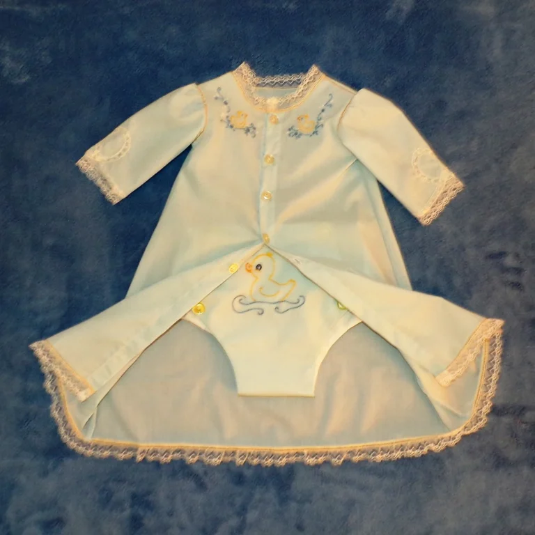 il 1588xN.4786537687 5wibBLUE DUCKY GOWN AND DIAPER COVER