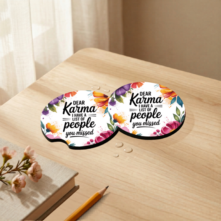 Car Coaster Set 10 karma coaster mockup 5 1