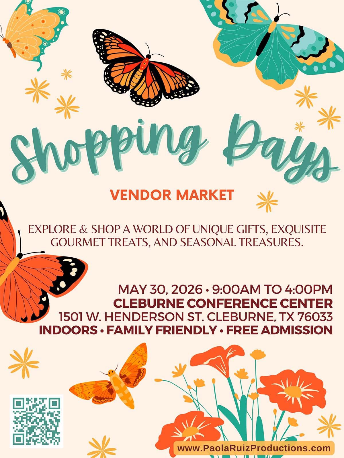 Cleburne Shopping Days Vendor Market 1 605514907 122203495508497844 2908661375680906208 n