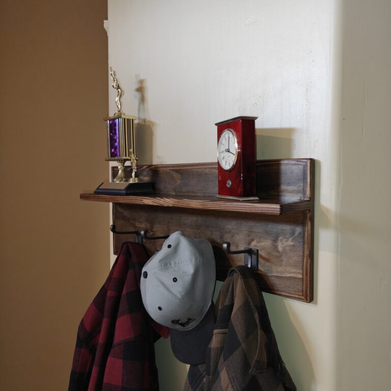 coat rack with shelf