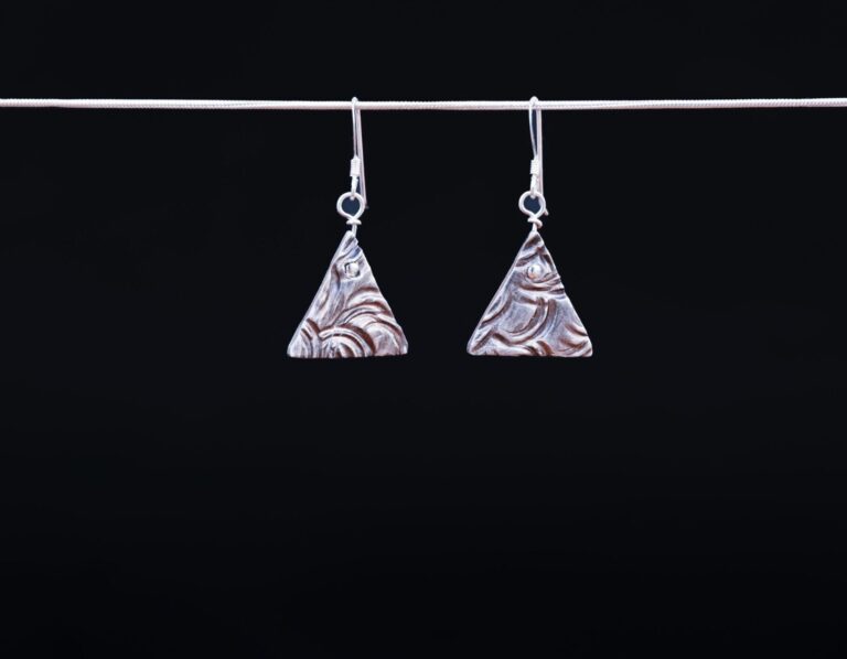 Fine Silver Earrings with Sterling Silver French Ear Wires 1 cropped cropped 2882 Silver clay eariings 1 3 scaled 1