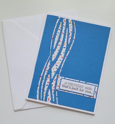 Just for you birthday card,  unique design
