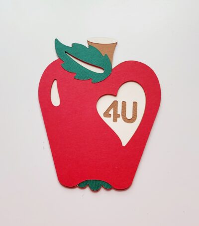 4U Apple Card, Teacher appreciation card