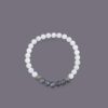 Moonstone and iolite 6mm bead bracelet