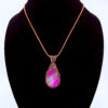 Photo of Radiant Joy Wire Wrapped Brazilian Agate Necklace on a neck form