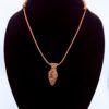Photo of Earthen Spirit Wire Wrapped Aragonite Necklace on a neck form