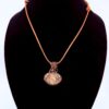 Photo of Transformative Magic Wire Wrapped Fossil Coral Necklace on a neck form