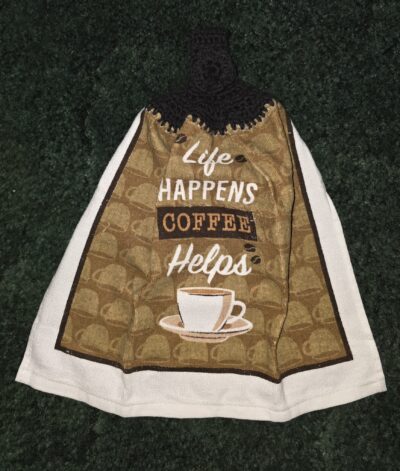 Life Happens kitchen towel