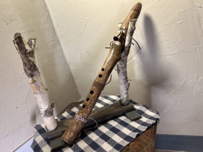 KEY of G# Maple wood Native American style branch flute