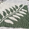 Mirrored Leaf Throw