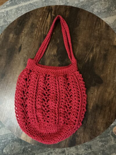 Crochet market bag