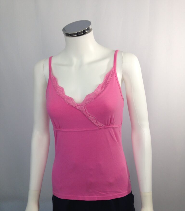 Pink Lilly cami front