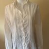 White crochet blouse front