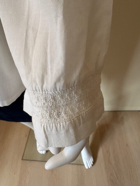 Vintage Josephine Chaus White Cotton Blouse 3 IMG 0900 rotated