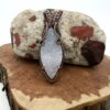 Photo of Sparkling Light Wire Wrapped Druzy Agate Necklace