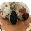 Photo of Sacred Glow Wire Wrapped Gold Sheen Obsidian Necklace