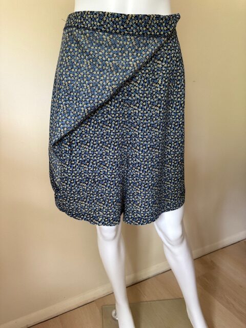 Vintage California Influence Blue and Yellow Skort 2 IMG 1240 Skort 2 rotated