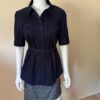 Skort with Navy Blouse look