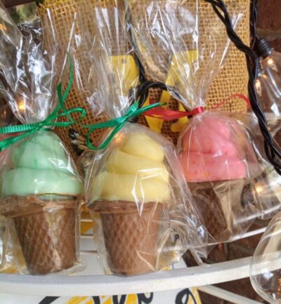 Ice cream cone soap