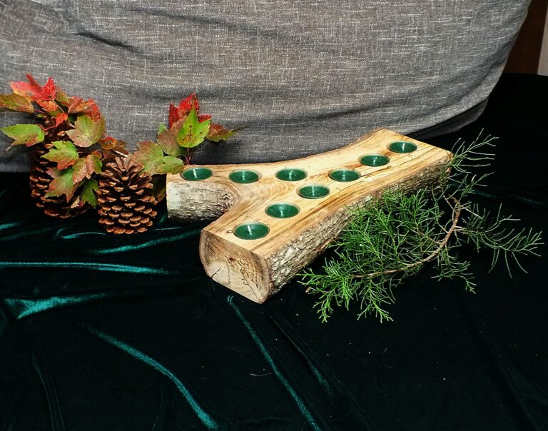Live Edge Log Centerpiece 2 LETLH003f
