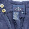 Navy blue shorts label