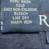 Navy blue shorts tag