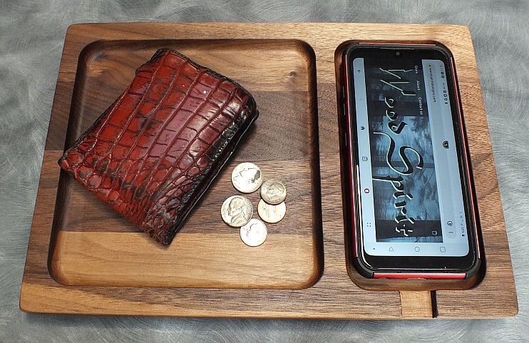 Walnut Valet Tray 3 VT013WalnutDblLgB