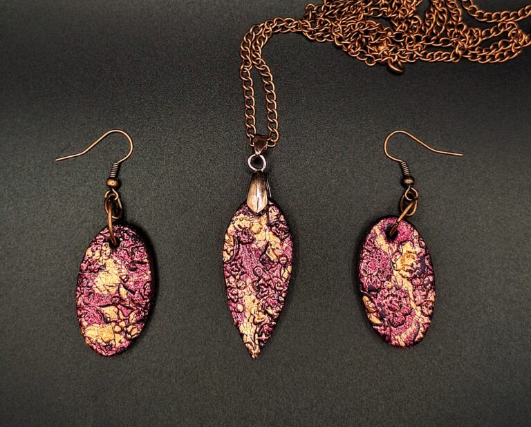 Polymer Clay Necklace and Earring Set 1 20260806 1557342