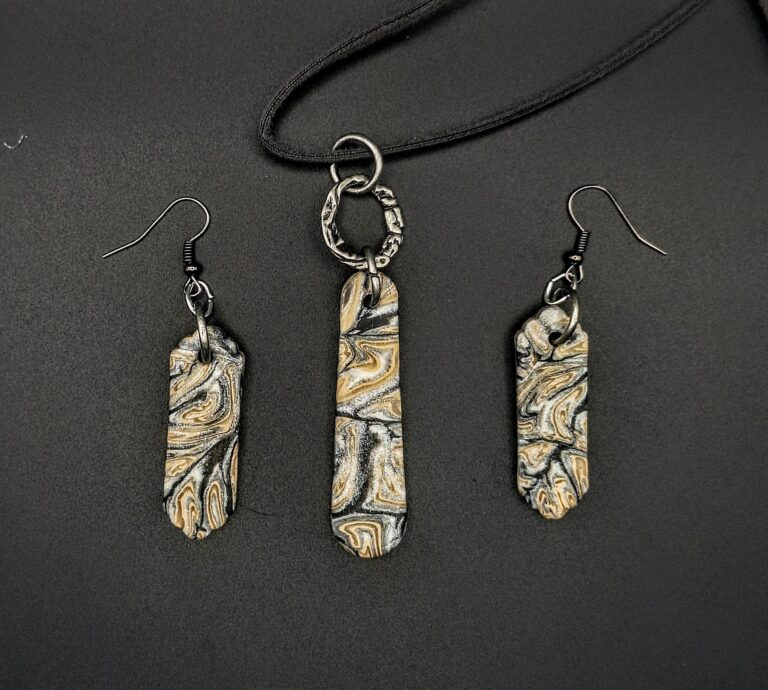 Polymer Clay Necklace and Earring Set 1 20260808 1749472