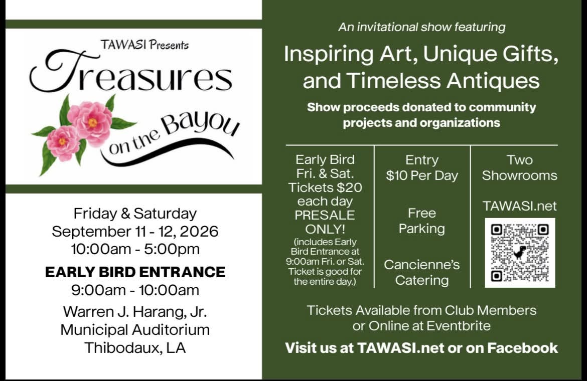 Thibodaux Antiques and Art Show 1 773981634 1621891369764083 7504931158535759378 n