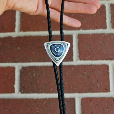 fordite bolo tie