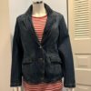Denim Jacket red top