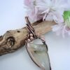Photo of Divine Direction Wire Wrapped Shield Agate Necklace