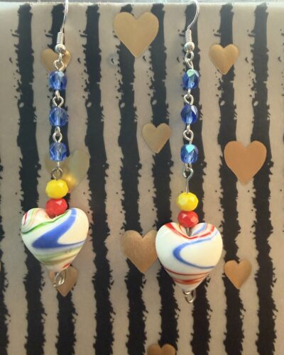 Artisan Happy Heart Earrings