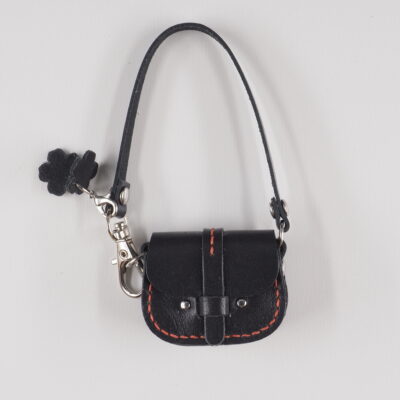 Mini Leather bag purse bag charm Tiny BJD Blythe size 07 002