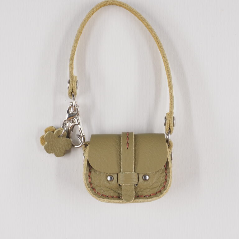 Mini Leather bag purse bag charm Tiny BJD Blythe size 07 003 1 mini bag07 003 1