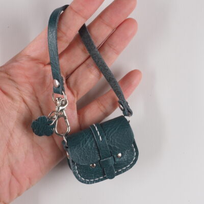 Mini Leather bag purse bag charm Tiny BJD Blythe size 07 006