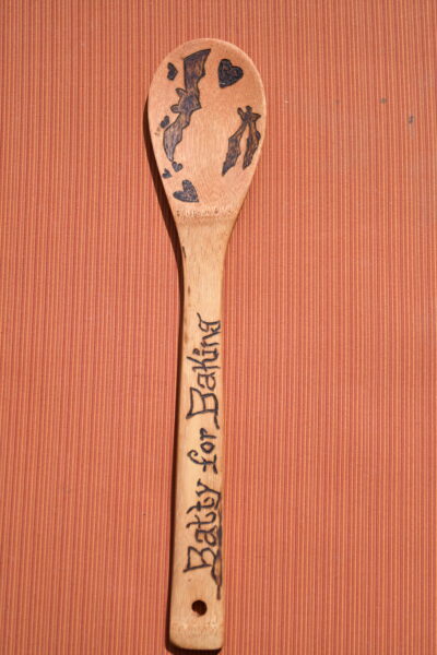 Batty For Baking Wooden Spoon