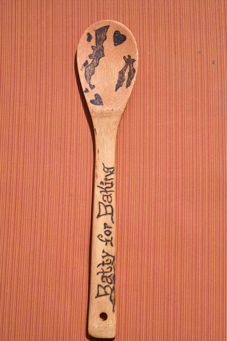 Batty For Baking Wooden Spoon 1 DSC 1530