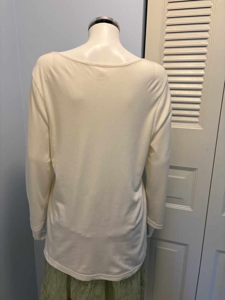 Ivory top back view
