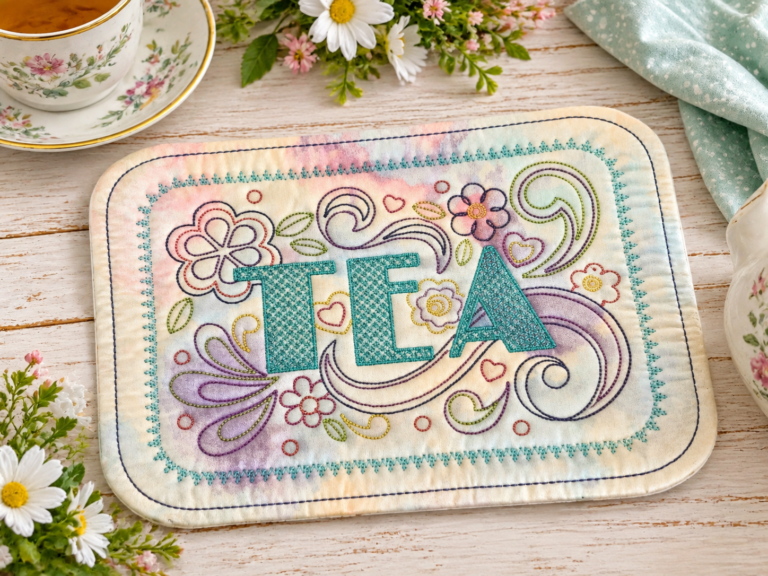Mug Rug Pastel