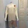 Pearl top slip skirt pin necklace